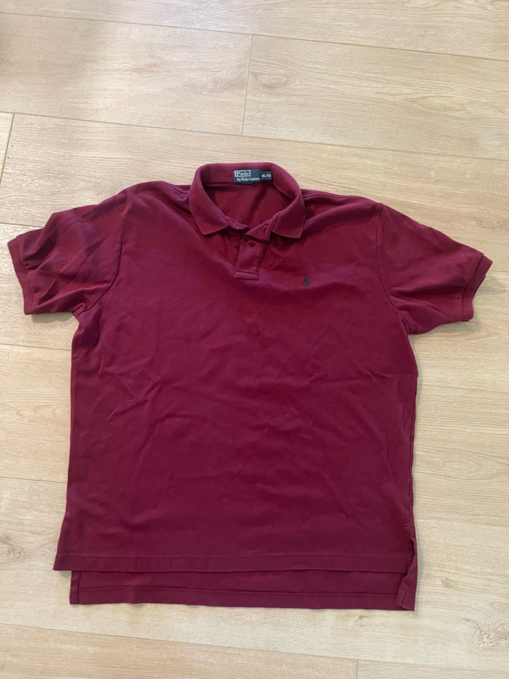 Ralph Lauren Men's Burgundy Short-Sleeve Polo